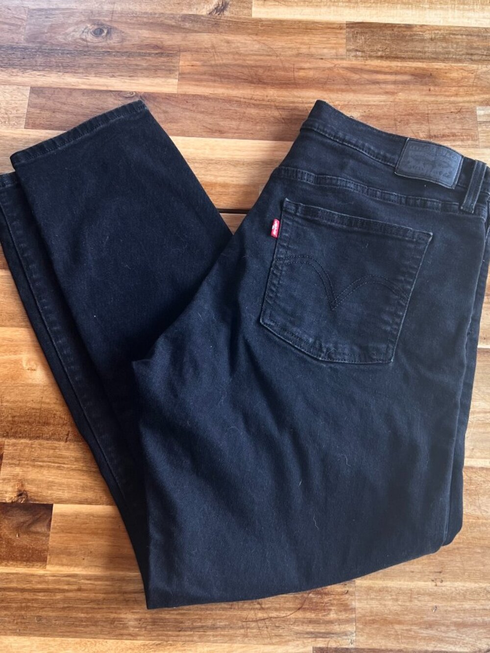Levi's | High Rise Button Fly Ankle Skinny Jeans | Black